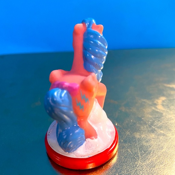 MY LITTLE PONY G1 VTG 1984 FIREFLY PINK & BLUE PEGASUS PONY STAMPOS RUBBER STAMP - Picture 3 of 9